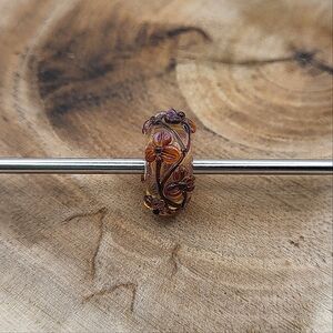 Elfbeads Sunset Flowertwig Glass Bead Charm